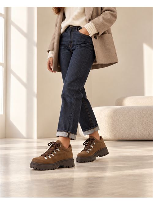Pedula bassa in suede slonka IL LACCIO | 51466SUEDESLONKA394